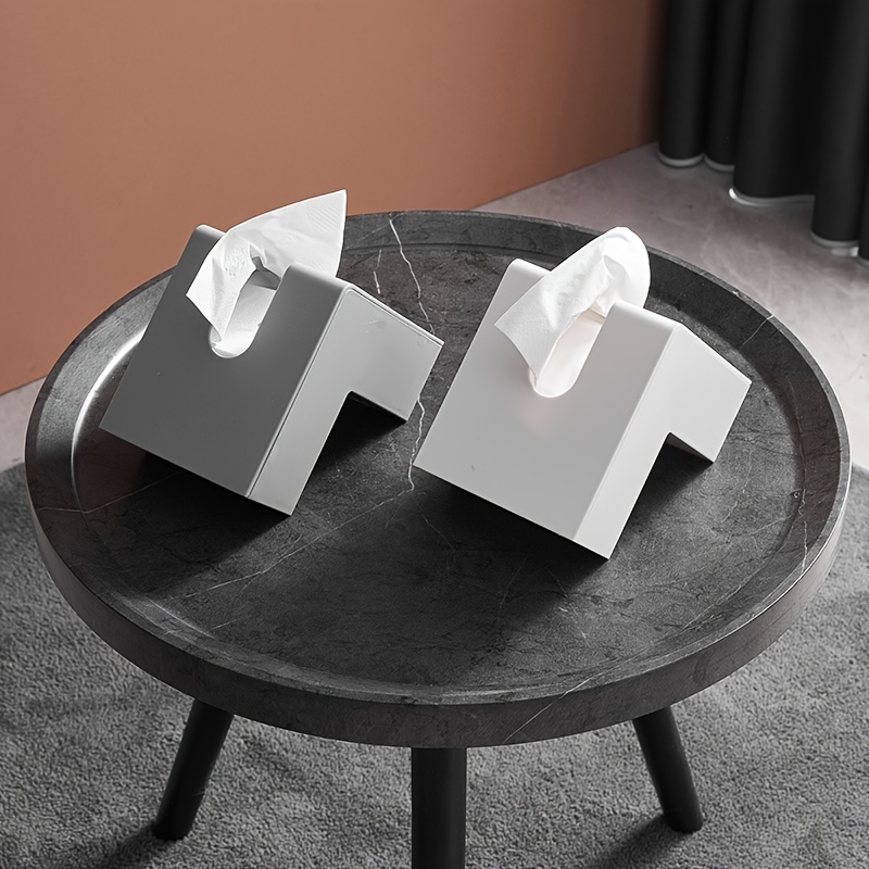 Desk Setup Minimalist - Scatola per fazzoletti creativa minimalista scandinava