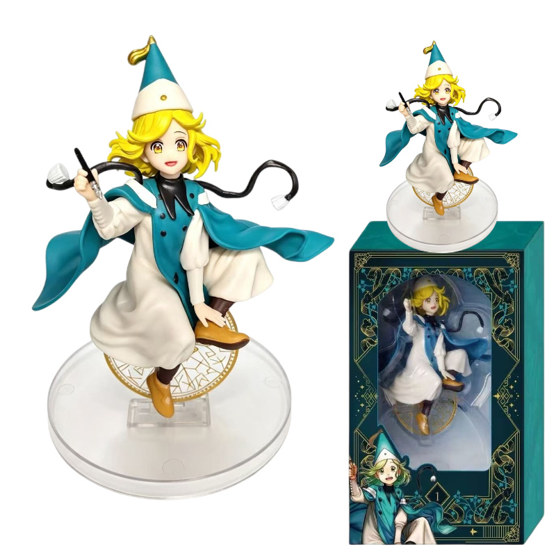 Desk Setup With Tv - Statuetta Anime Witch Hat Atelier Coco