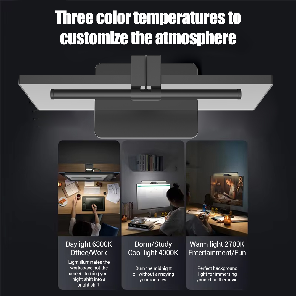 Wiscolor Monitor per schermo a - Desk Setup Lamp recensione e prezzo