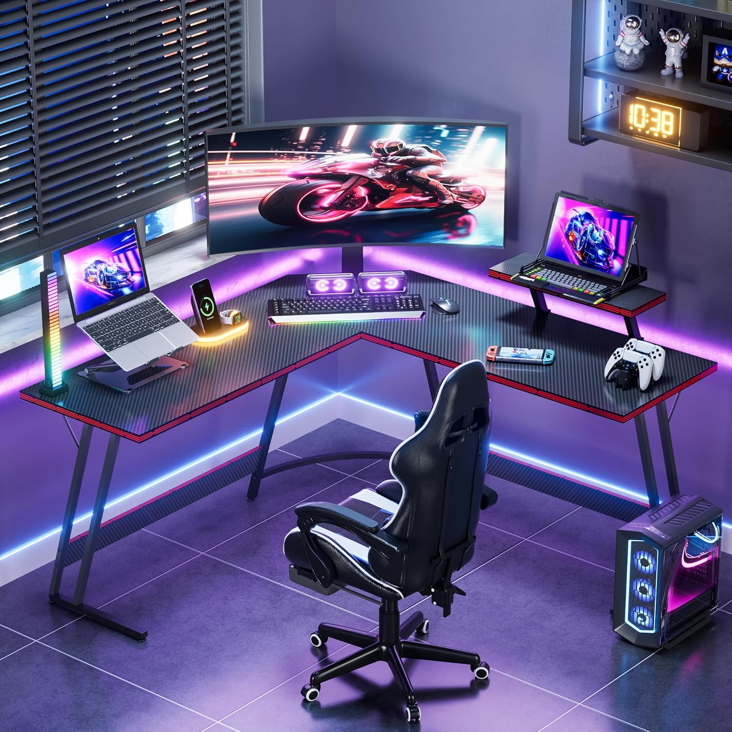 Scrivania da Gaming a L Regola - Desk Setup L Shaped recensione e prezzo